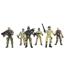 12 pçs/set Soldados Militares Modelo de Modelagem de Brinquedo para Meninos Figuras de Ação de Plástico Soldado Brinquedos para As Crianças Brinquedos Educativos