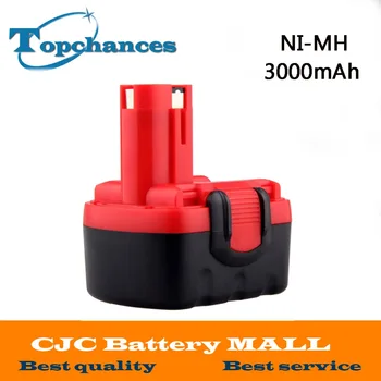 

Newest BAT038 14.4V 3000mAh NI-MH Rechargeable Battery Pack Power Tools Battery Cordless Drill Replacement for Bosch 3660CK