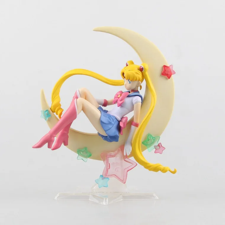 

Japan Anime Sailor Moon Figure Tsukino Usagi PVC Action Figure Collectible Model Doll 15CM Anime Figure Brinquedos Free Shipping