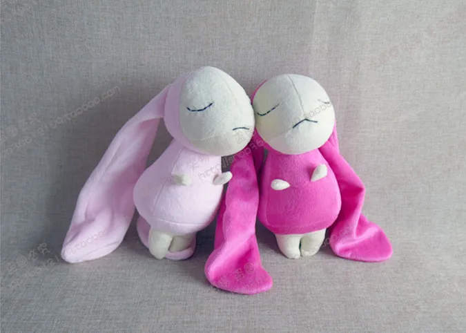 Chobits Eruda Chii 25cm Cute Rabbit Toy Cosplay Pink /Red Stuffed & Plush Cartoon Doll plush toy plush doll
