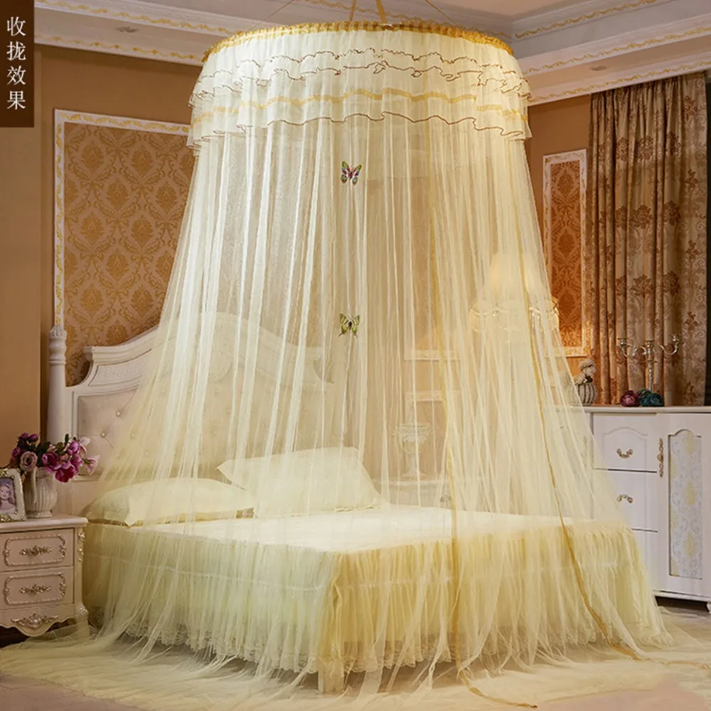 Luxury Romantic Hung Dome Mosquito Net Princess Students Insect Bed