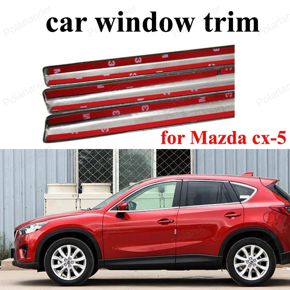 Car Window Trim FOR M azda cx 5 Decoration Strips Auto Accessories