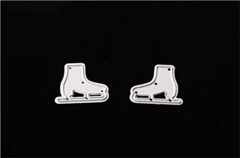 Skates Metal Cutting Dies Stencil DIY Scrapbooking Decorative Craft Photo Album Embossing Folder Paper Crad