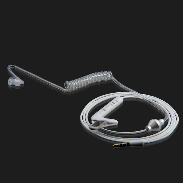 FBI Style Cool In ear Headset Radiation protection Earphone monitor