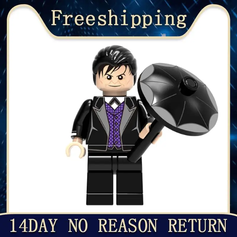 

Penguin Superheroes Infinity War Figure Falcon Heat Wave Doctor Stranger Deadshot Building Bricks Children Toys Gift Xh835
