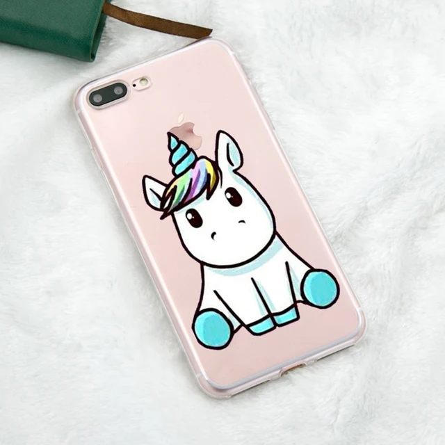 Belle Licorne Pour iPhone X Soft Case Coque En Silicone