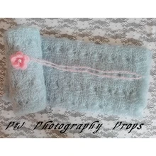 Лидер продаж крючком Детские подсолнечника головная повязка из мохера и Обёрточная бумага детские одеяла трикотажные Детские Пеленка, новорожденный детский наряд для фотосессии