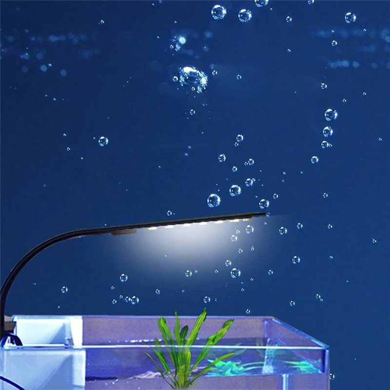 Super Slim LED Aquarium Light Lighting Plants Grow Light 5W/10W/15W Aquatic Plant Lighting