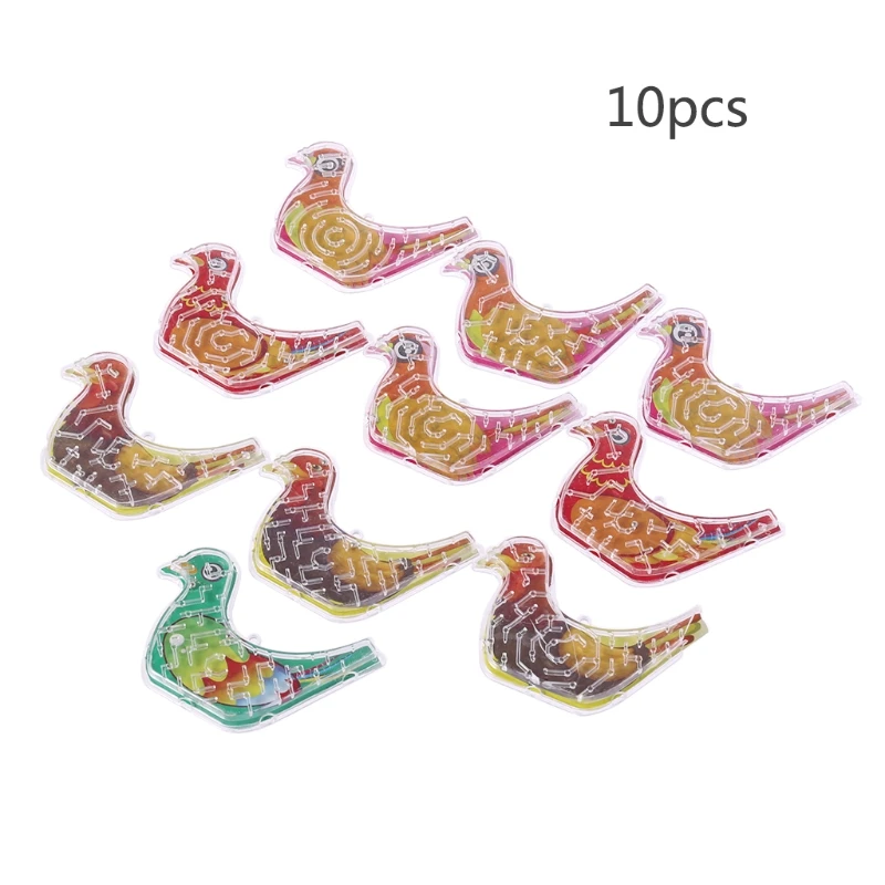 

10Pcs Magic Bird Puzzle Speed Labyrinth Track Maze Toys For Children Kids Gift