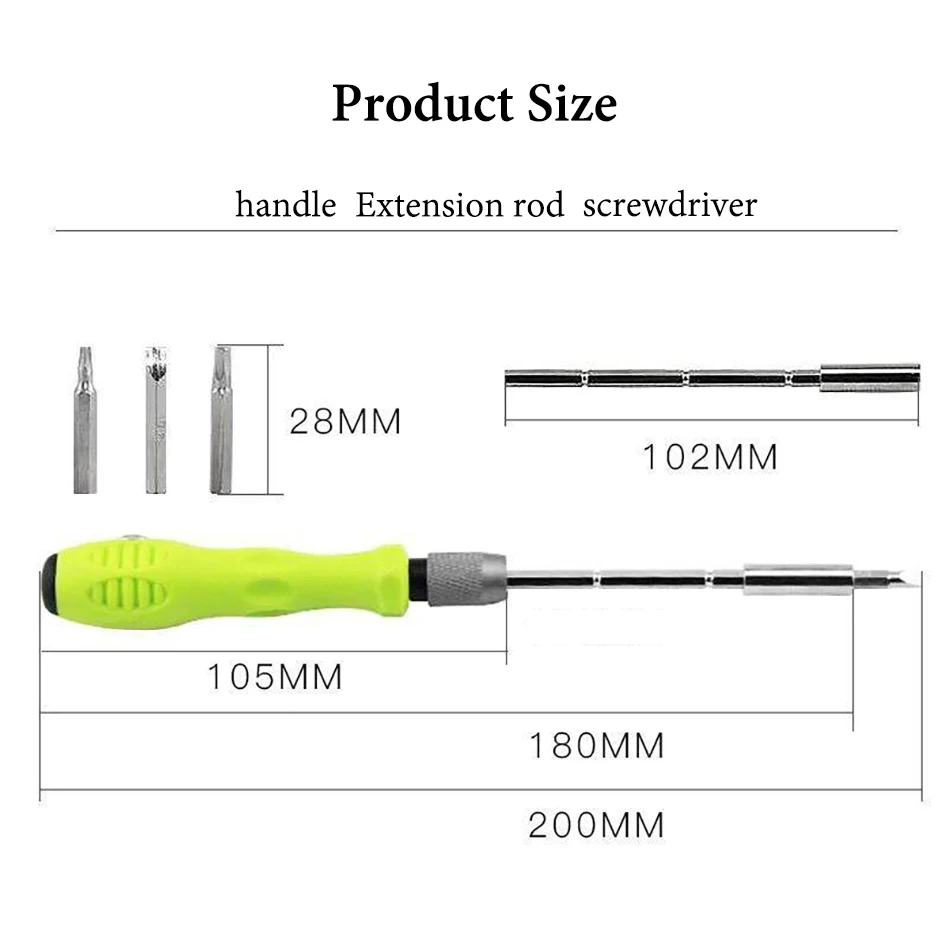 32 в 1 Набор Магнитных отверток, многоцелевой прецизионный цифровой инструмент для ремонта электронных продуктов, инструмент для ремонта часов A40