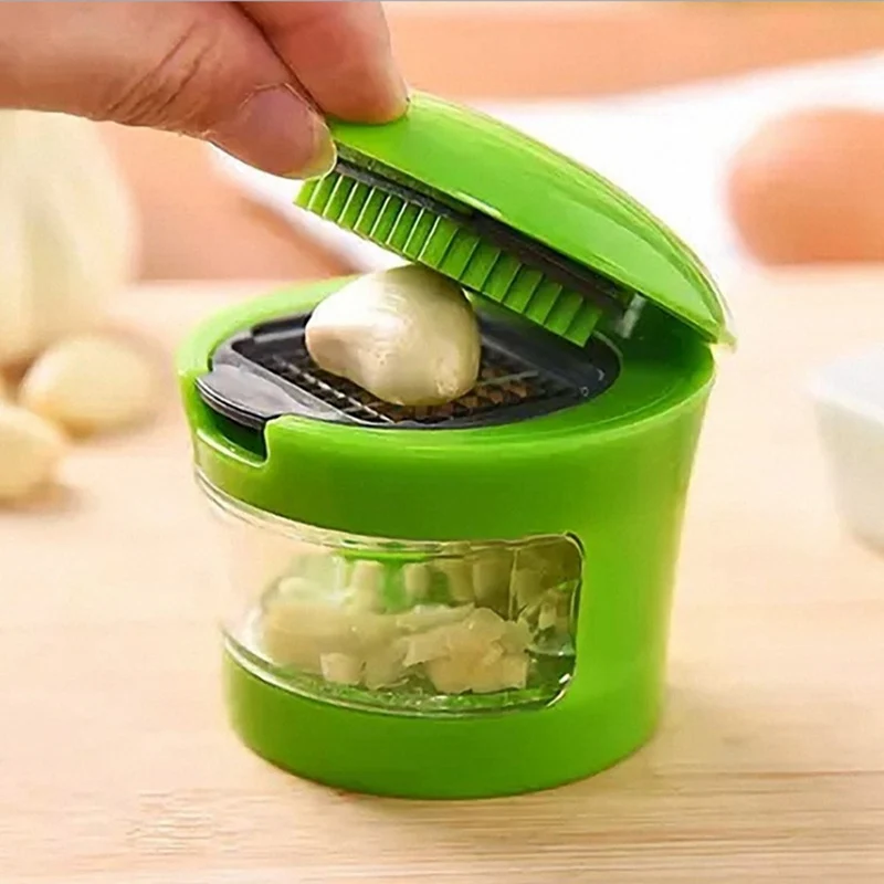 

Multifunction Stainless Steel Pressing Garlic Slicer Cutter Shredder Kitchen To 4.16