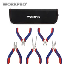 Workpro 5 шт. мини Щипцы для наращивания волос Jewellery Щипцы для наращивания волос diagnoal Щипцы для наращивания волос Cutter DIY инструмента