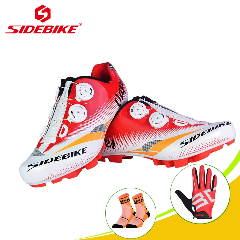 SIDEBIKE Sapatilha Ciclismo обувь для горного велоспорта Mountain велосипедные гонки самоконтрящаяся обувь для верховой езды Scarpe велосипед MTB обувь
