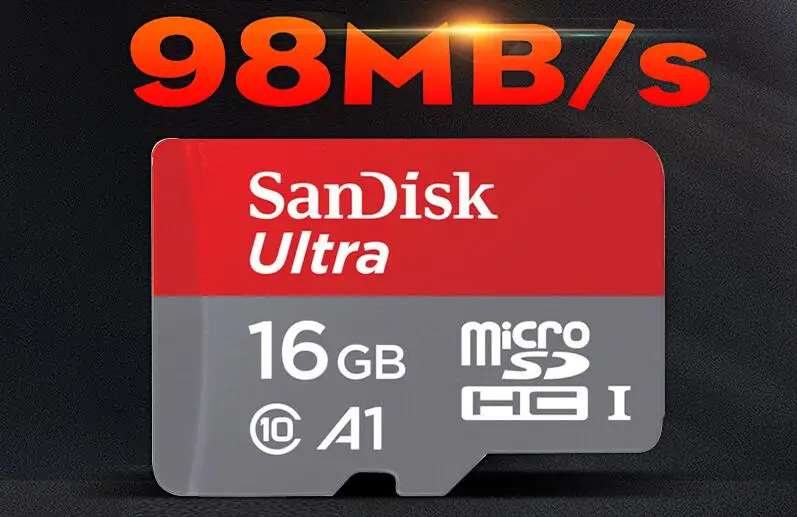 Sandisk Ultra Micro SD Card 128GB UHS-I Micro SD 256GB TF Memory Card 64GB Gopro Phone Cards Placa For video HD