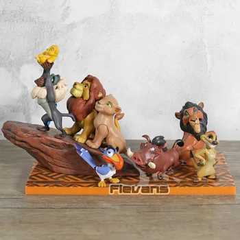 

Banpresto WCF Story 07 The Lion King Simba Mufasa Pumbaa Scar Rafiki Timon PVC Figures Toys 6pcs/set