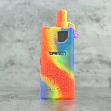 Чехол с текстурой для Smoant Pasito Vape Pod Kit, защитный силиконовый чехол, гелевый Чехол, подходит для Cloupor Smoant Pasito Mod - Цвет: Rainbow