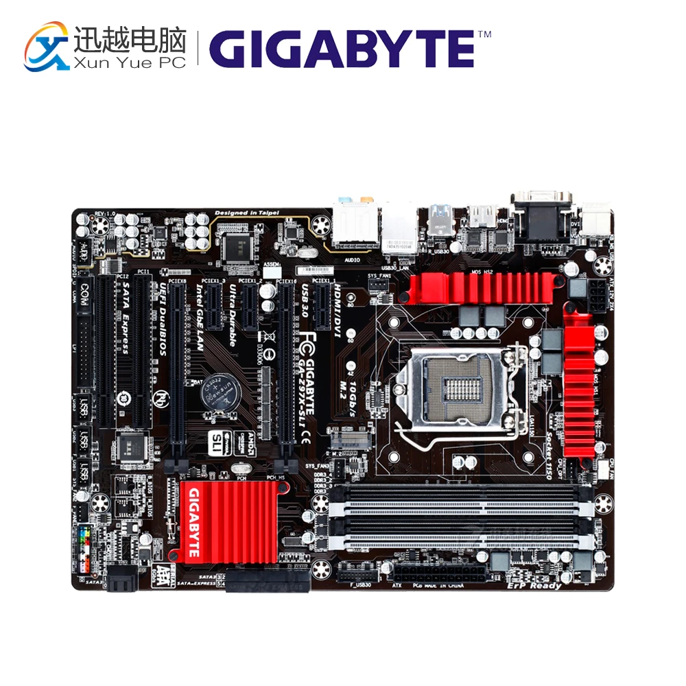 

Gigabyte GA-Z97X-SLI Desktop Motherboard Z97X-SLI Z97 LGA 1150 i3 i5 i7 DDR3 32G ATX