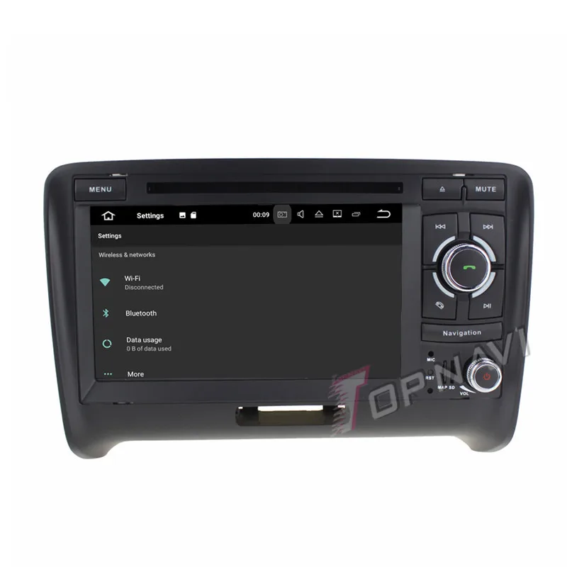 Topnavi " Android 7,1 автомобильный dvd-плеер радио для Audi TT 2006 2007 2008 2009 2010 2011 2012 2013 gps Навигация стерео