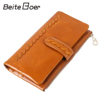 

Beite Boer high quality long women wallets,European and American style women bag,Fashion knitting purses and handbags,,clutch