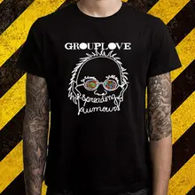 Grouplove Spreading Rumours Indie Rock Band Men's Black T-Shirt Size S To 2XL T-Shirt Good Quality T Shirt Tops Grouplove Spreading Rumours Indie Rock Band Men's Black T-Shirt Size S To 2XL T-Shirt Good Quality T Shirt Tops