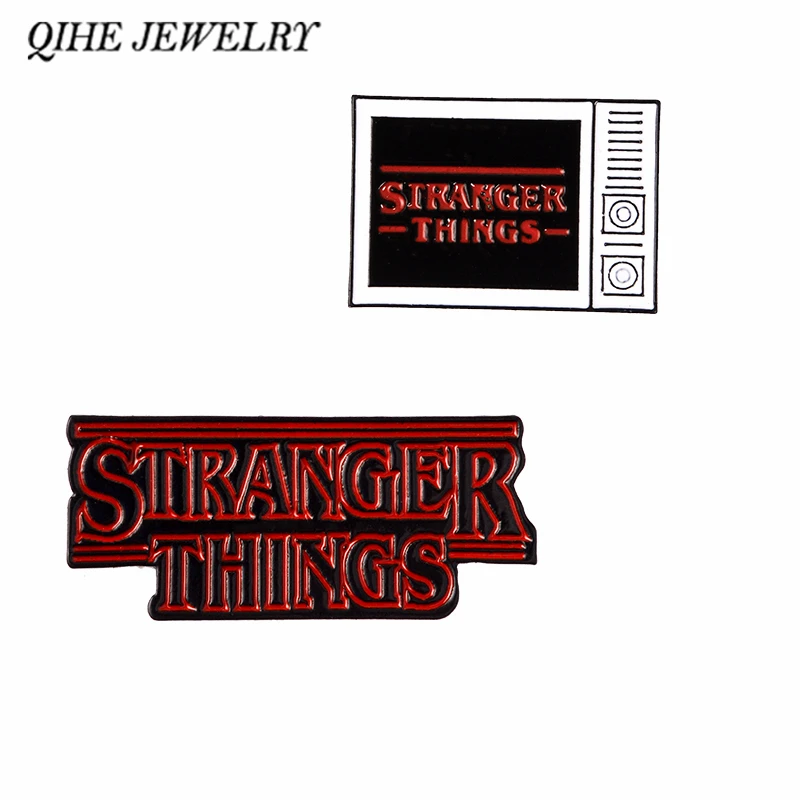 QIHE ювелирные изделия Stranger Things TV Eleven Pin Нагрудный значок броши для женщин и мужчин