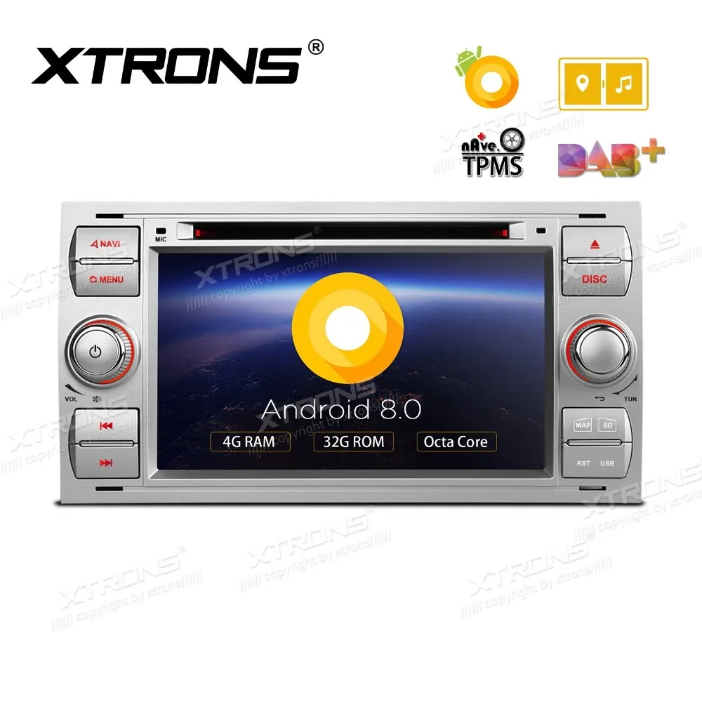 Clearance 7" Android 8.0 Oreo OS Car DVD Multimedia Navigation GPS Radio for Ford Focus 2005-2007 & C-Max 2005-2007 & Connect 2007-2009 0