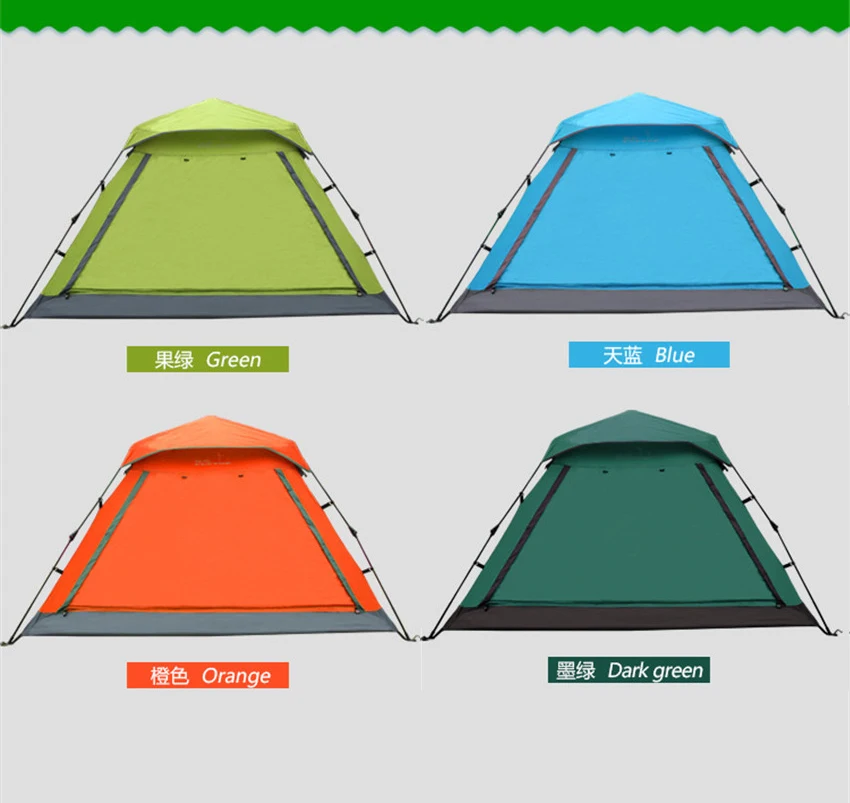 1 шт. палатка для кемпинга 5 человек оборудование для улицы одноместный номер Семейный Туризм пляжные палатки Водонепроницаемый Тент
