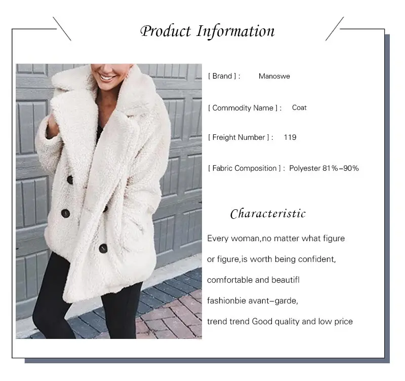 Warm Winter Coat Women Faux Fur Fleece Jacket Casual Woman Long Sleeve Overcoat Fourrure Femme 2018 Plus Size Coats And Jackets (1)