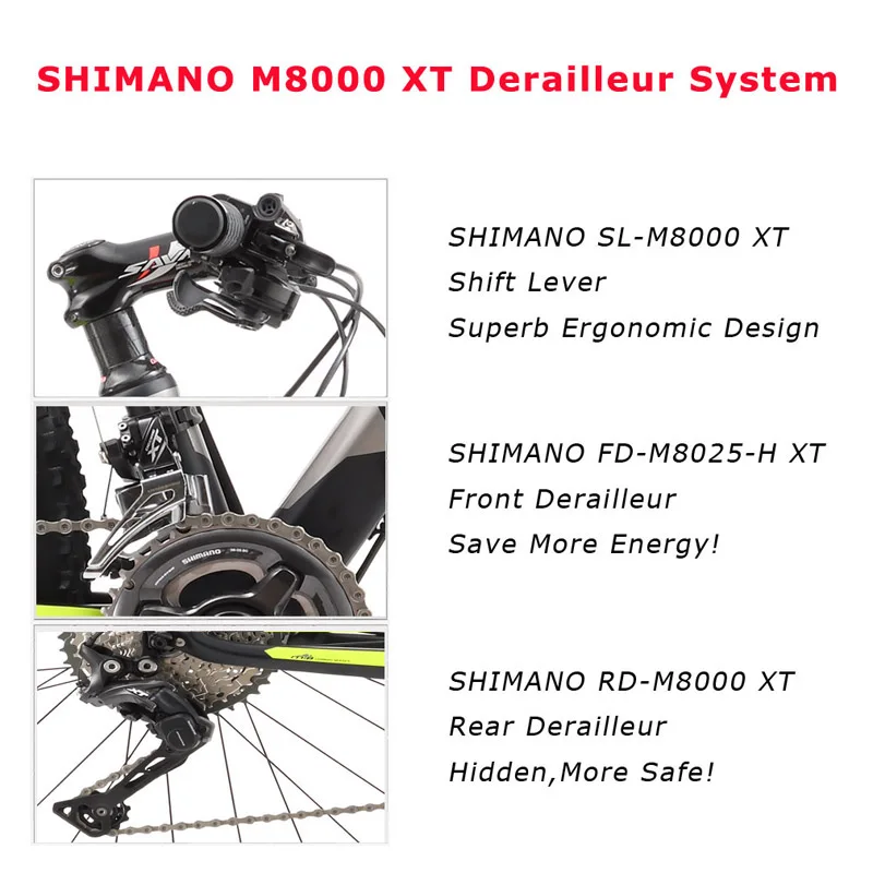 Plus3.0 Mountain Bike bicycle Carbon Bike Mountainbikes Carbon bicycle MTB Bike bicicleta de montana with SHIMANO DEORE XTM8000