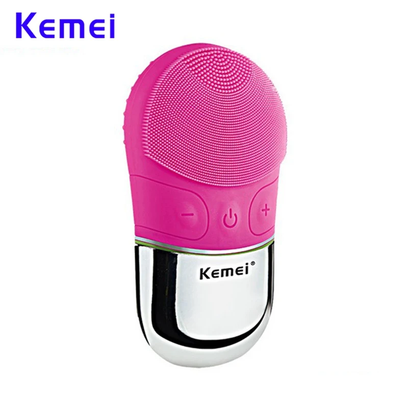 Kemei беспроводной Перезаряжаемый щетка для чистки лица KM 1070 электромассажная