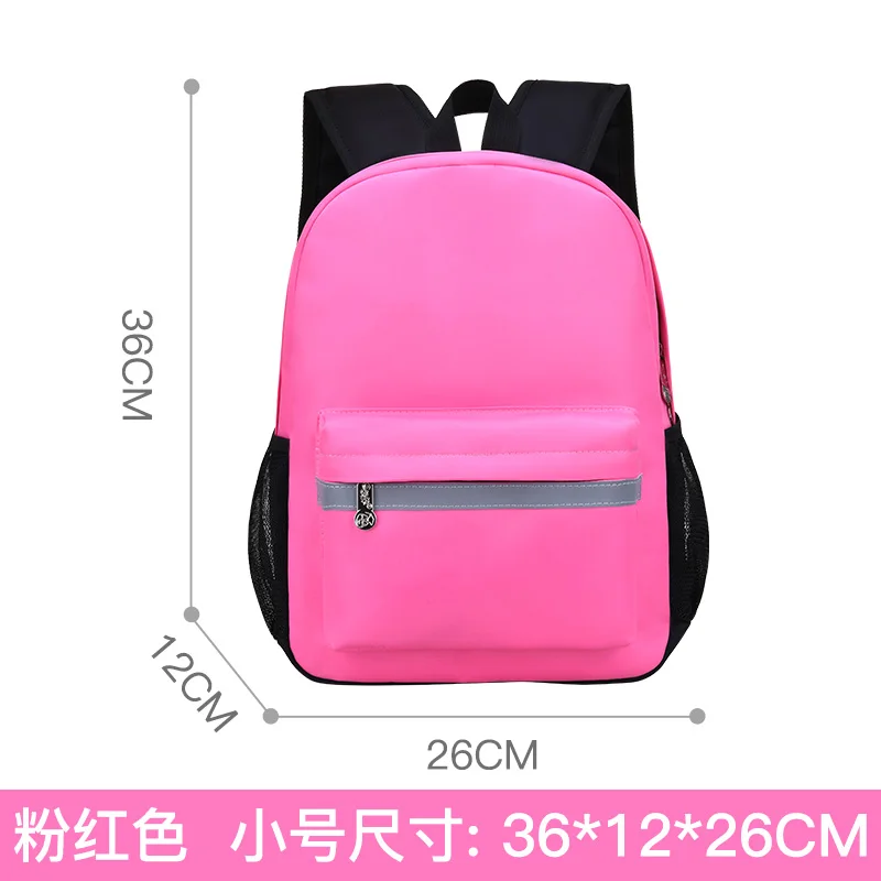 Сумки для подростков, водонепроницаемый рюкзак, школьный рюкзак для мальчиков и девочек, большая вместительность, Детская сумка для книг, дропшиппинг - Цвет: Pink Small