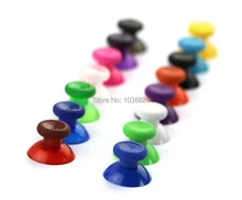 2 pçs/lote colorido 3d analógico polegar varas para xbox um controlador analógico miniaturas tampões cogumelo