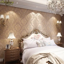 Beibehang papel де parede 3D Дамасские рельефные обои для стен 3 d спальня современная гостиная настенная бумага обои