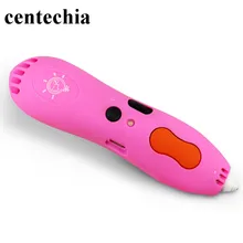 Centechia New DIY 3D Pen Drawing Printer Pen with Free Filament Creative Christmas Birthday Gift For Child Drawling tools