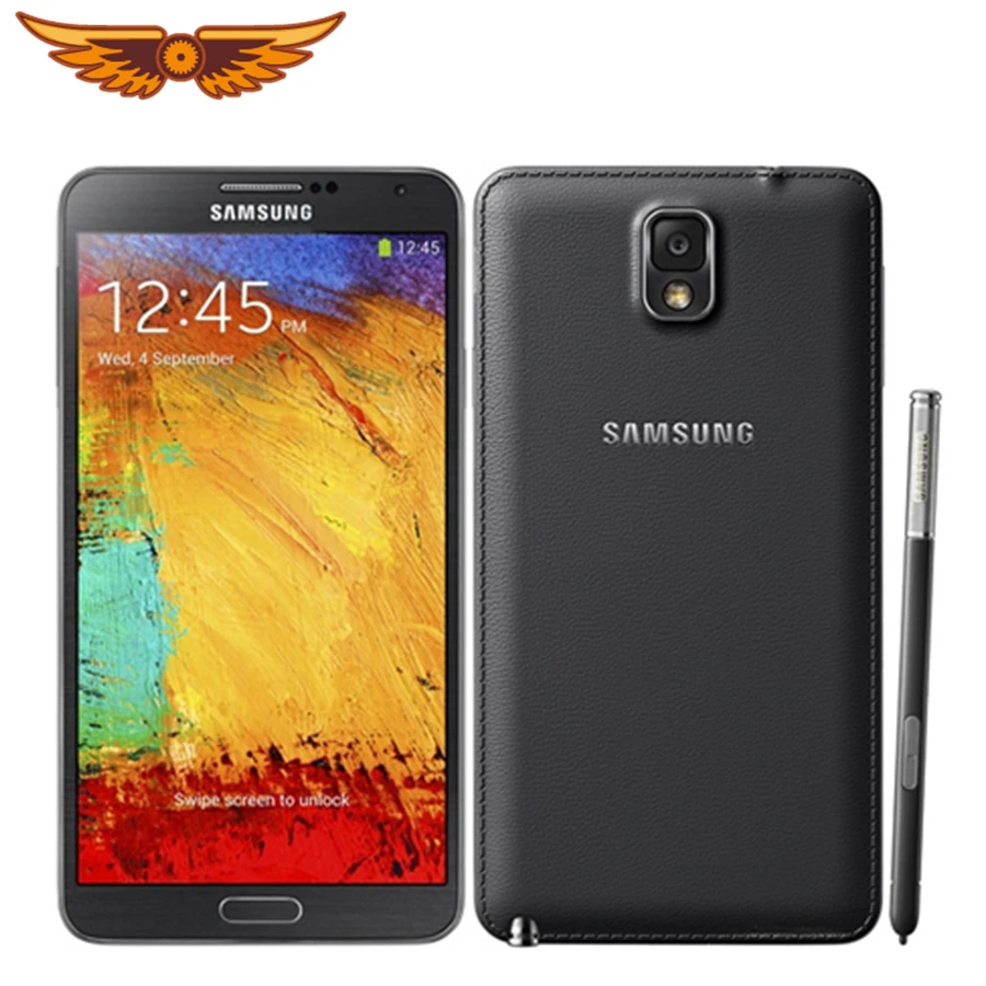 N9005 разблокированный samsung Galaxy Note 3 16 Гб/32 Гб rom+ 3 Гб ram 13.0MP 5,7 ''Quad+ четырехъядерный сенсорный смартфон