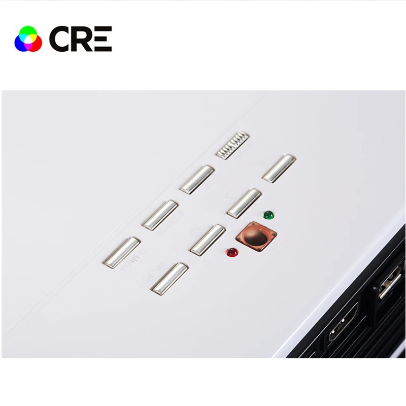 Vga hdmi 3rca usb rj45 проектор с wi fi HD домашнего кинотеатра Мультимедийный Поддержка 1080 P