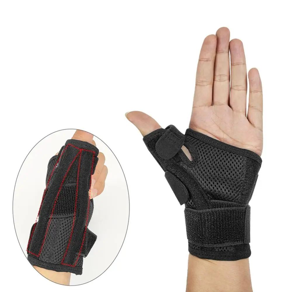 Recovery Thumb Brace Splint Wrist Support For Arthritis Fracture Strain Fits Both Hands Wrist Thumb Immobilizer Sports Safety