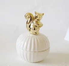 Фигурка животного Декор шкатулка для ювелирных изделий квадратный кролик кошка