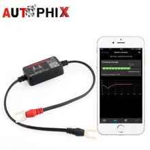 12 V Bluetooth 4.0 Monitor de Batería de Coche Tester Herramienta de Diagnóstico Para Android IOS Iphone Analizador Digital Batería de Unidades de Medida