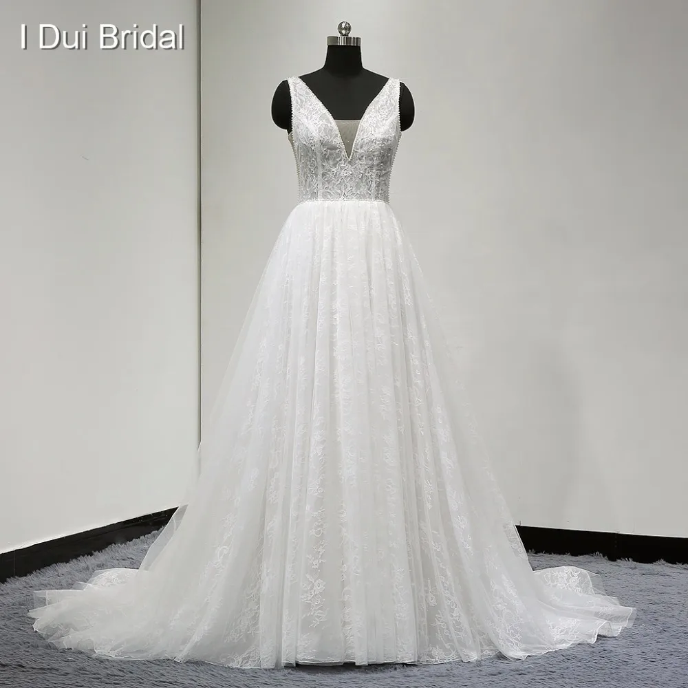 Buy A line Thin Summer Wedding Dresses Breathable