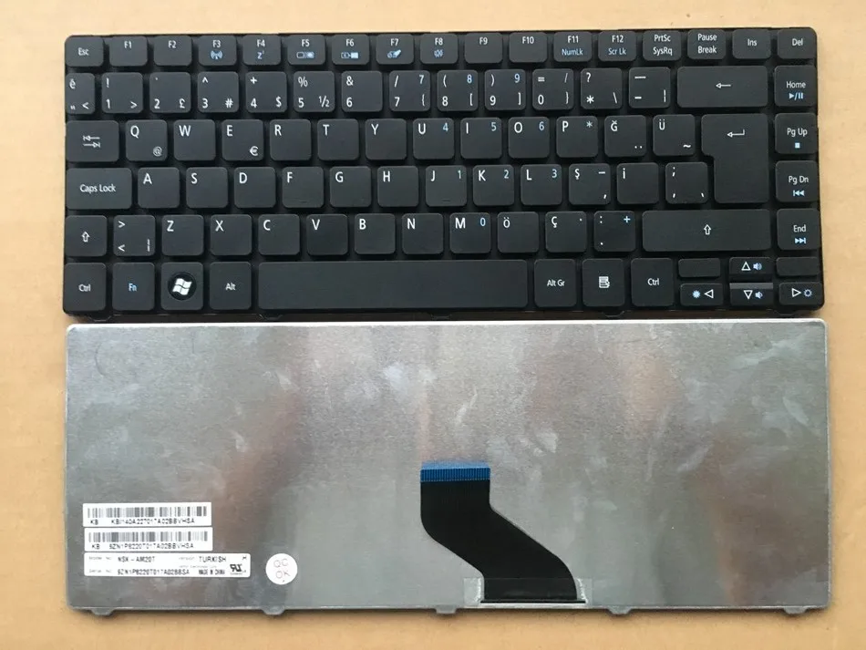 New TR Turkish for Acer Aspire 3810 3810TG 3810T 4750G 3815 3820 3820G 3820T 4820 4820G 4736 4820 4741 4752Z TR Keyboard -1