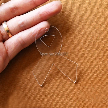 

Acrylic RIBBON Keychain Blanks,Laser Cut key chains,wedding favor,party favor