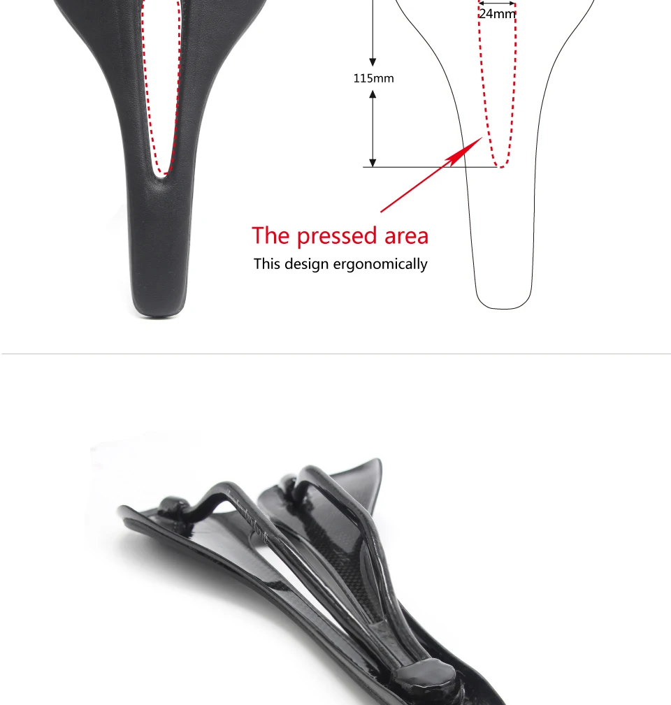 Полностью карбоновое велосипедное седло, Новое Горное Mtb велосипедное седло, подушка для велосипеда, Аксессуары для велосипеда