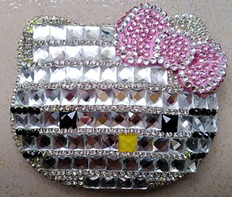 

Cartoon Sticker Drill Makeup Compact two-sided mirror / Make Up Mirror