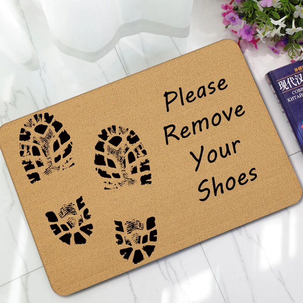 CAMMITVER, пожалуйста, снимите обувь, коврик у входной двери, Противоскользящий коврик для пола, коврики для передней двери