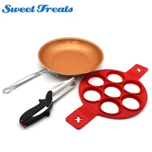 Sweettreats Kit Super Chef Max 10 дюймов антипригарная сковорода с многофункциональной хлеборезкой и силиконовая форма для оладьев
