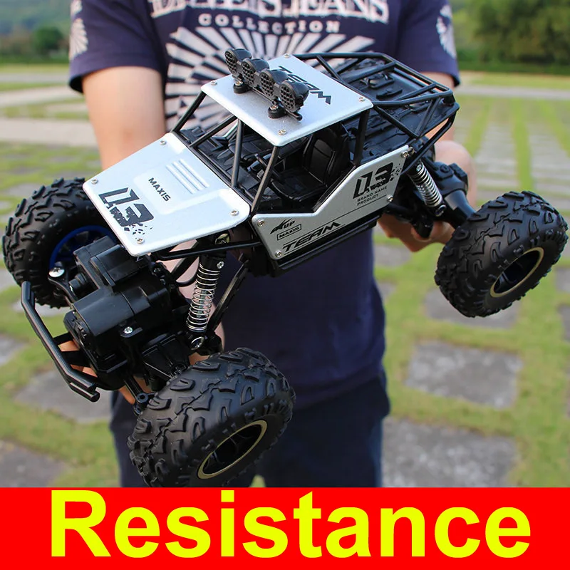 

1:16 4WD RC Cars Alloy Speed 2.4G Radio Control RC Cars Toys Buggy 2018 High speed Trucks Off-Road Trucks Toys for Children Gift