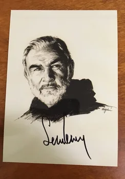 

signed Sean Connery autographed original photo 7 inches collection 92018AA