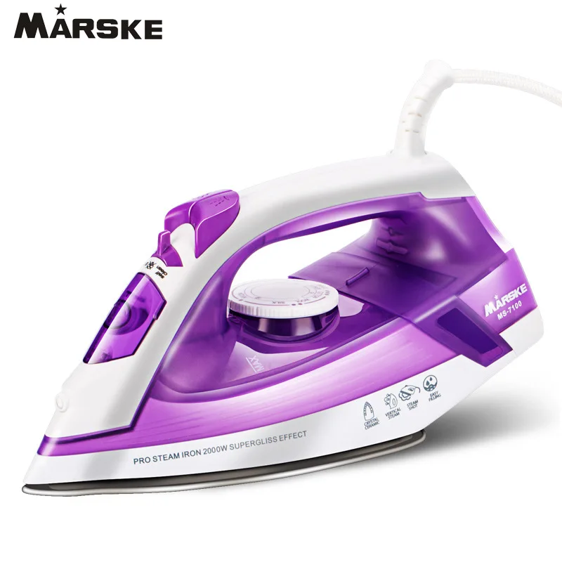 Household Steam Iron for Clothes Ceramic Selfcleaning Steamer Iron