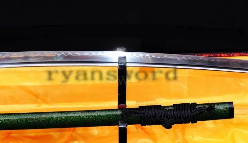 Высококачественная обкладка глиной из углеродистой стали MARU 1095 ЯПОНСКИЙ самурайский меч катана